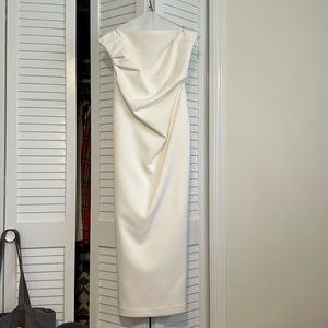 Zara white midi dress